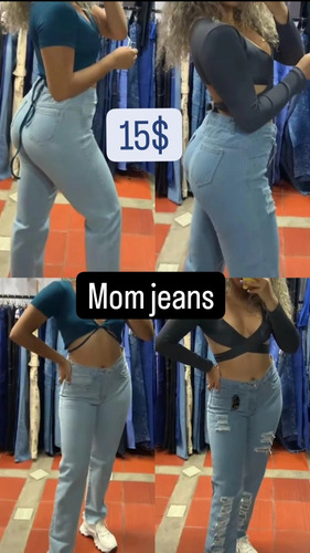 Pantalon Mom Jenas  Para Dama