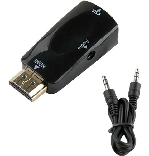 Adaptador Convertidor Cable Hdmi A Vga 1080p