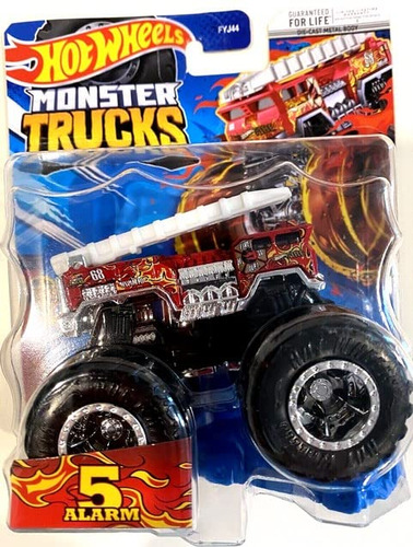 Monster Trucks - Camión De Bomberos Con Alarma 5,  (escala.
