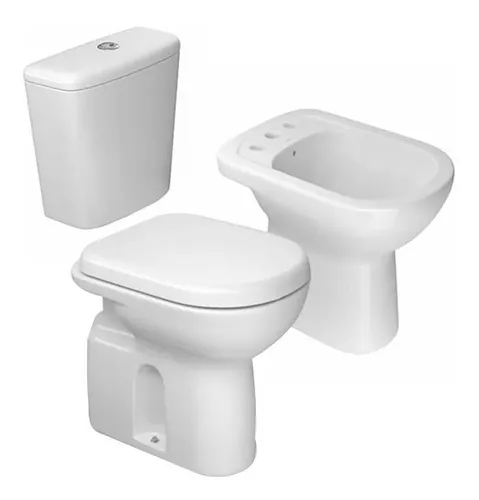 Inodoro con mochila y bidet new arrivals