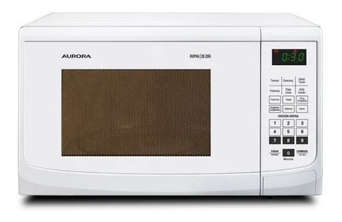 Microondas Grill Aurora Cocina Rupha 28.2bg 28l Blanco Cuo