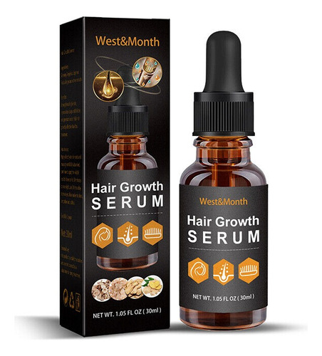 W&m Serum Para Crecimiento Cabello, Calvicie Hombre Y Mujer