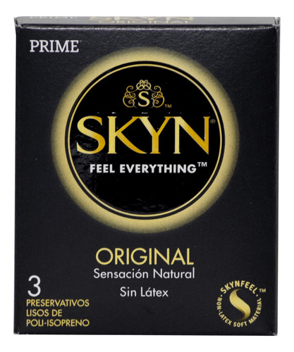 Preservativo Prime Skyn Sin Látex Original X 3 Un