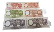 Comprar Lote De 6 Billetes Moneda Nacional 10, 50 , 100 Y Mil Pesos