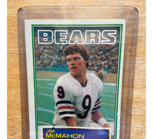 Jim Mcmahon Tarjeta De Novato Topps 1983  # 33