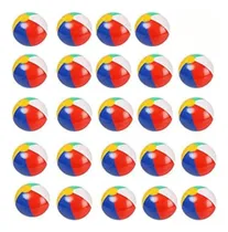 Comprar Pelotas De Playa Inflables (paquete De 24), 10 Arcoíris