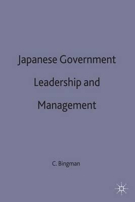 Libro Japanese Government Leadership And Management - Cha...