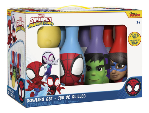 Hedstrom Bowling Set, Spidey Y Sus Increíbles Amigos Bx