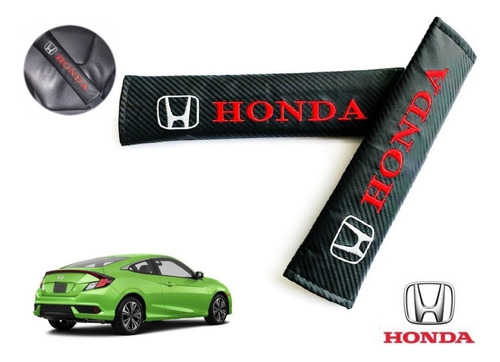 Par Almohadillas De Cinturon Honda Civic Coupe 2.0 2016-2020