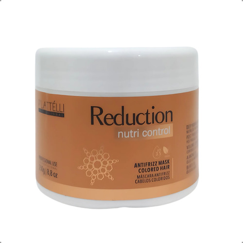 Máscara Antifrizz Reduction Nutri Control P'lattelli 250g