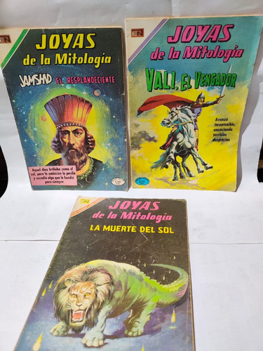 Pack Joyas De La Mitología 3 Revistas Novaro Muerte Del Sol