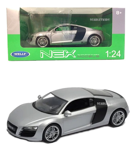 Audi R8 Nex New Exploration 1:24 Welly Scarlet Kids