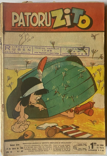 Patoruzito, Nº 481 Semanario De Historietas 1955 Cr02