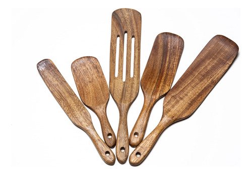 Dazel Juego Utensilio Cocina Madera 5 Pieza  Herramienta Al