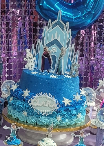 Topper Para Torta Frozen 3d