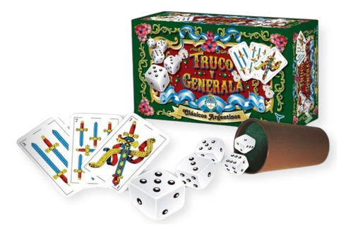 Juegos De Truco Generala Naipes Cartas Dados Clasicos 