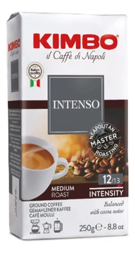 Pack Café Grano Molido Italiano Kimbo Intenso 2x 250(500 Gr)