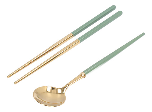 Set De Cubiertos De Acero Inoxidable Y Utensilios Reutilizab