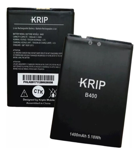 Bateria Pila Yezz Krip K4 B400 1400mah