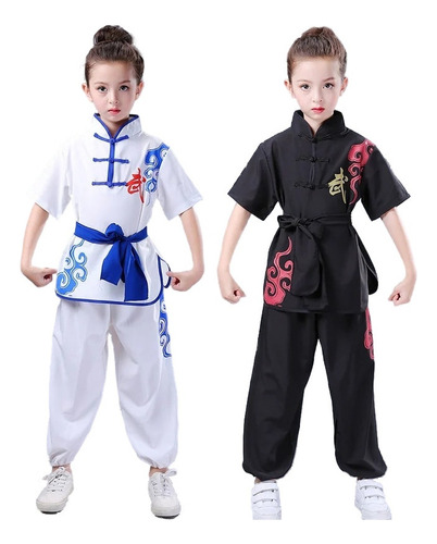 Camisa De Wushu Uniform Para Niños, Camisa De Kung-fu, Traje