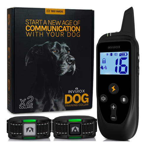 Invirox X2 - Collar De Choque Para Perros Grandes [edicin 20