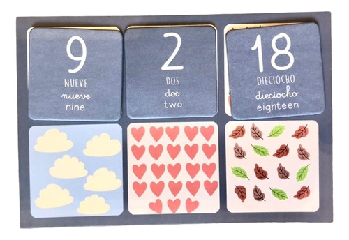 Juego De Mesa Loteria De Numeros Infantil