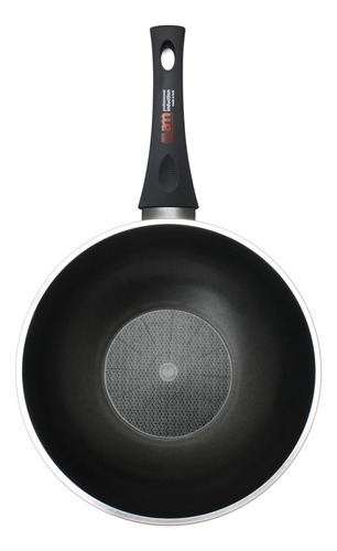 Wok Sarten 28 Cm Antiadherente Italia Apta Induccion 3,5 Mm