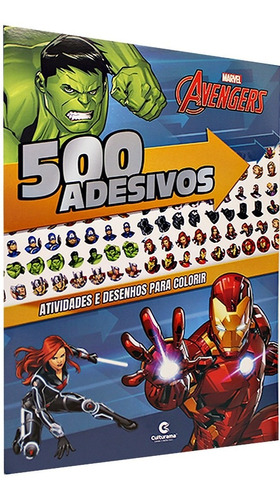 Vingadores - 500 Adesivos, Atividades E Desenhos