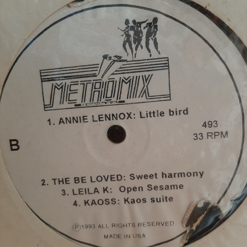 Vinilo Annie Lenox Leila K Kaoss The Be Loved Metromix E1