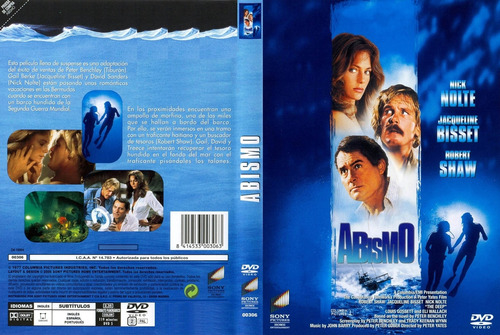  Abismo ( The Deep) Nick Nolte - Jacqueline Bisset - Dvd