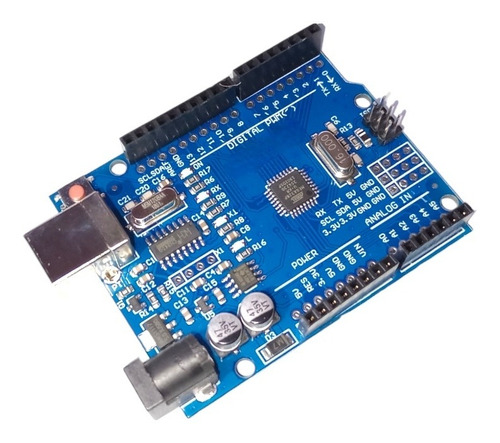 Tarjeta Compatible Uno Atmega328p Smd Ch340 Con Cable Usb