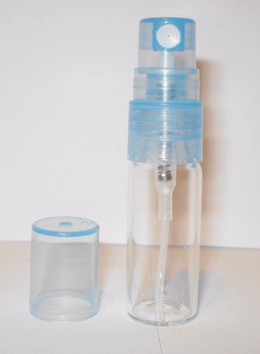 Kit 05 Frasco Flaconete Em Vidro Amostra Porta Perfume 5ml Com Válvula Spray