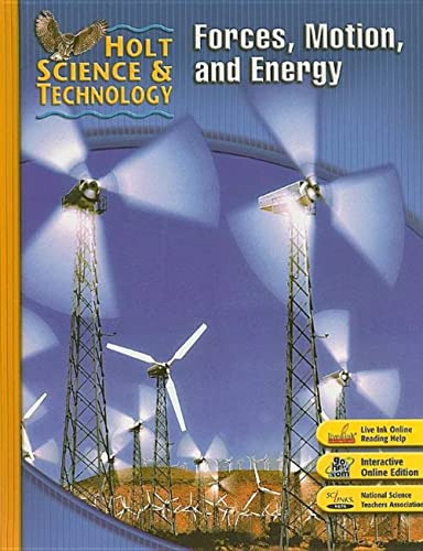 Libro Holt Science And Technology - Forces, Motion, And Ener