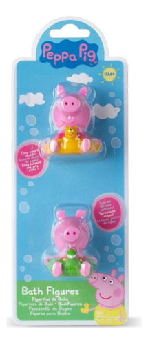 Peppa Pig Figuras De Baño - Peppa Y George