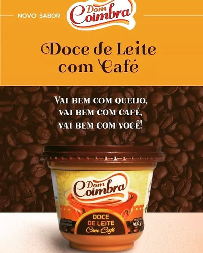 Doce De Leite C/ Café Dom Coimbra (caixa C/ 12 Potes 400g)