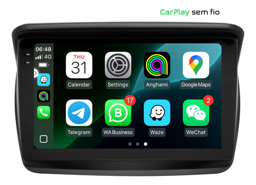 Multimidia L200 Triton Dakar Android 2gb 64gb Carplay Gps 9p