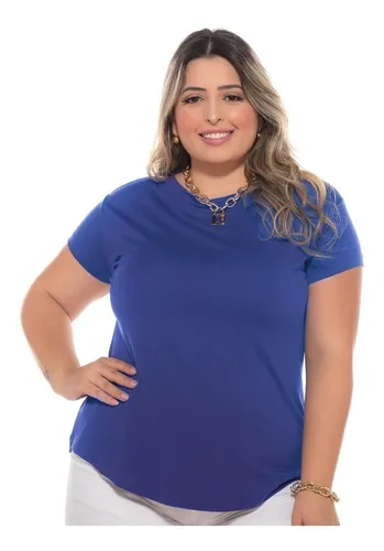 Camisetas plus sale size atacado