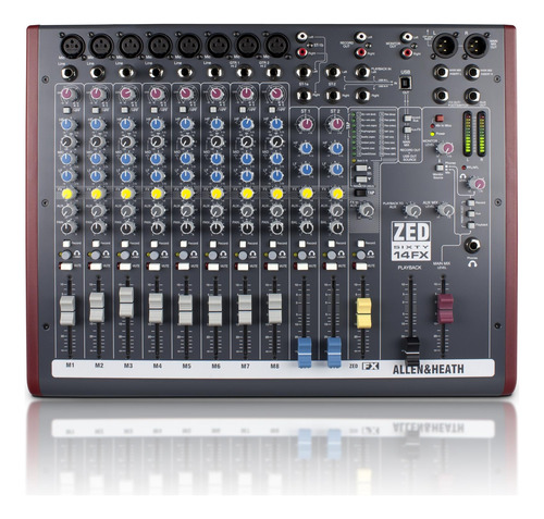 Mixer Allen & Heath Zed60-14fx Usb Con Efectos