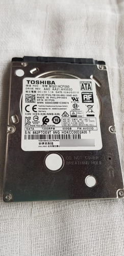 Hd Interno Toshiba Mq01acf Series Mq01acf050 500gb Av003d