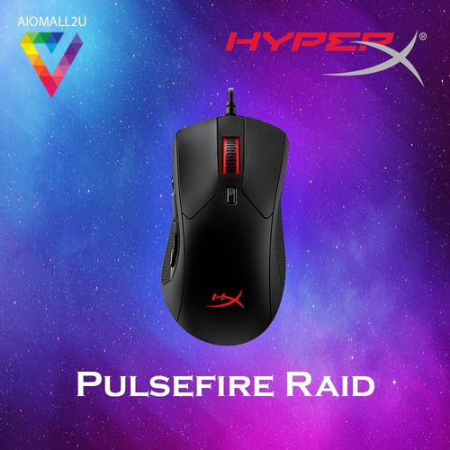 Hyperx Pulsefire Raid Color Negro Mouse Gaming Rgb Sellado