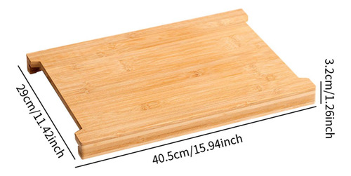Tablero De Corte De Bambú, Tabla De Cortar Doble Placa