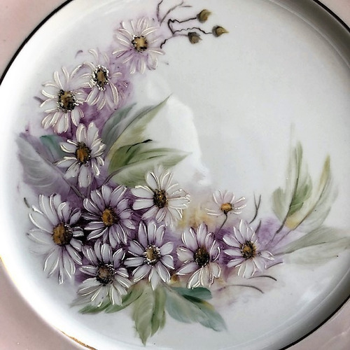 Imagem 3 de 4 de Prato Decorativo Pintado A Mão 28cm - P32