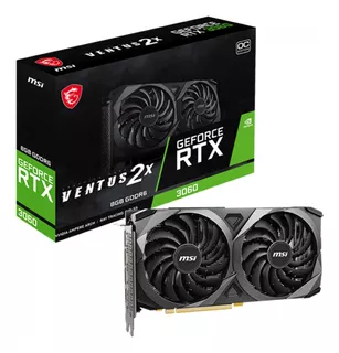 Placa De Video Msi Rtx 3060 Ventus 2x Oc 8gb + Nota Fiscal