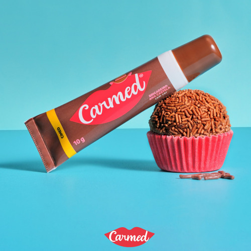 Kit 2 Carmed Maçã Do Amor E Brigadeiro Hidratante Labial 10g