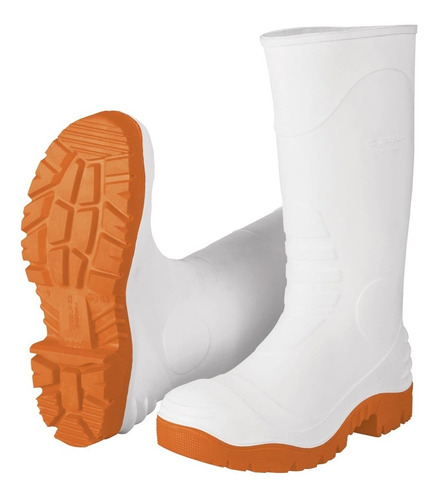 Bota Sanitaria Blanca Pvc Int. Algodón T44 Truper Bot-30s Fc