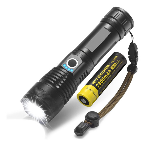 Linterna Táctica Militar Led Batería Recargable Super Potent