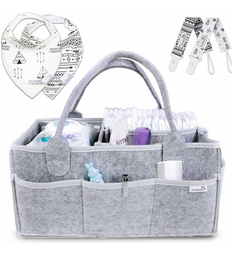 Putska Baby Diaper Caddy Organizer: Portatel Portátil Para C