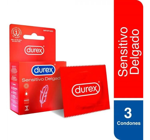 Durex Sensitivo Delegado X 3 Unidades