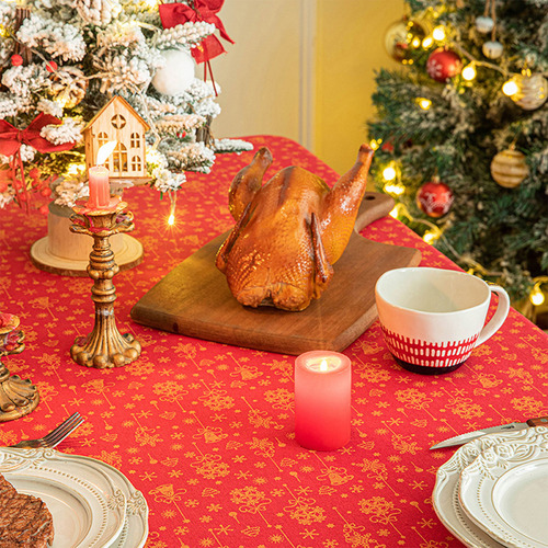 Mantel De Navidad Con Forma De Copo De Nieve En Forma De M,