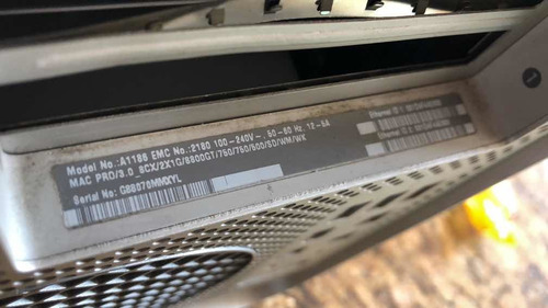 Mac Pro 2008 - 2x3ghz Quad-core Intel Xeon